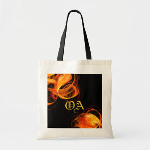 Sac de monogramme d'art Abstrait Fireball