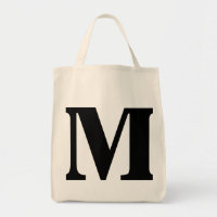 SAC DE MONOGRAMME DE "M"