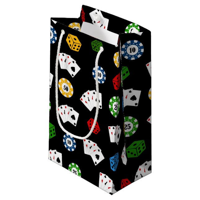 Sac de motif de jeu de casino amusant (Devant Angle)