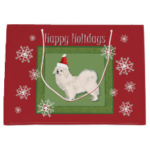 Sac de Noël en espagnol tibétain (blanc)