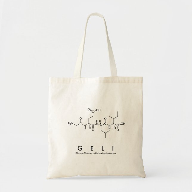 Sac de nom du peptide de Geli (Devant)