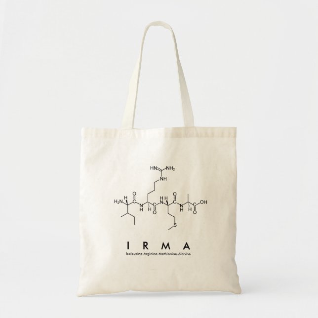 Sac de nom du peptide irma (Devant)