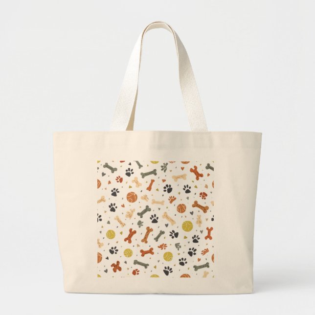 Sac de parc pour maman de chien | Motif os terraco (Devant)
