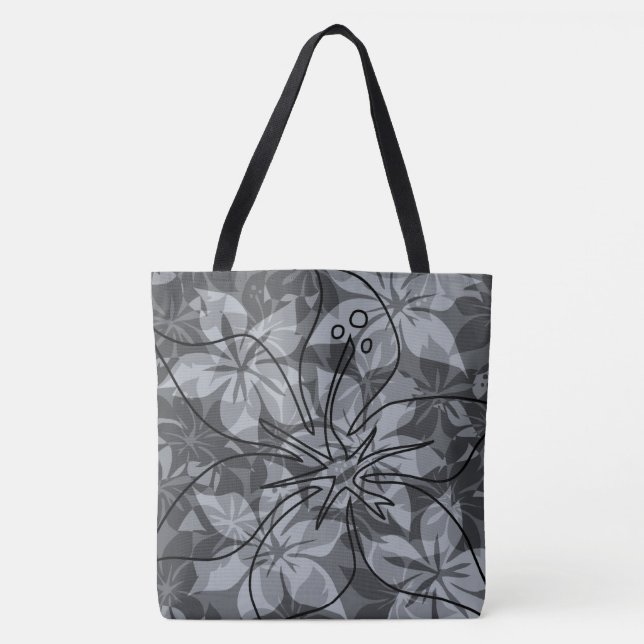 Sac de plage Camo Hawaïen Olowalu Hibiscus (Devant)