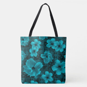 Sac de plage de Kalalau Tapa Tropical Hawaiian Hib
