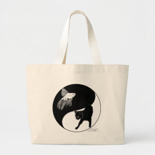 Sac de poissons et de chat de YinYang