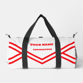 sac de pom-pom girl, personnalisation rouge et bla