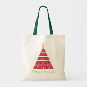 Sac de rouge de Joyeux Noël d'arbre de Noël de g