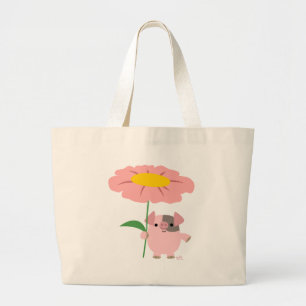 Sac de salutations de petit cochon (rose)