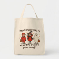 Sac de sécurité ou de traitement d'Halloween