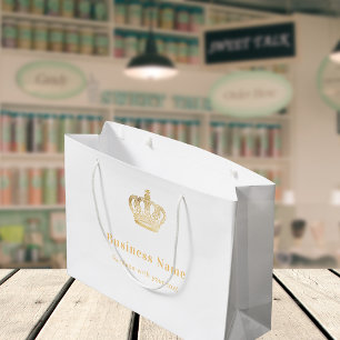 Sac de shopping en papier de marque commerciale co