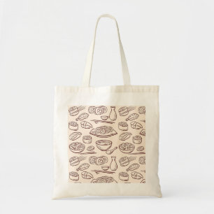 sac de shopping fourre-tout sushi moderne