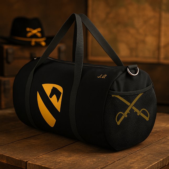 Sac De Sport 1st Cavalry Division Veteran Tribute Black (1st Cavalry Division Veteran Tribute Black Duffle Bag)