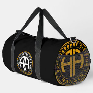 Sac De Sport 82e Airborne Ranger Personnalisé Noir