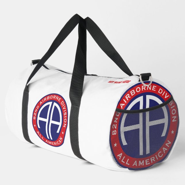 Sac De Sport 82e division aéroportée "All American" personnalis (Coin droit)