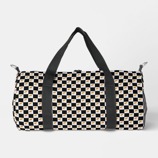 Sac De Sport à damiers Motif du drapeau chypriote (Recto)