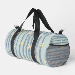 Sac de sport à imprimé découpé et cousu – Visages
