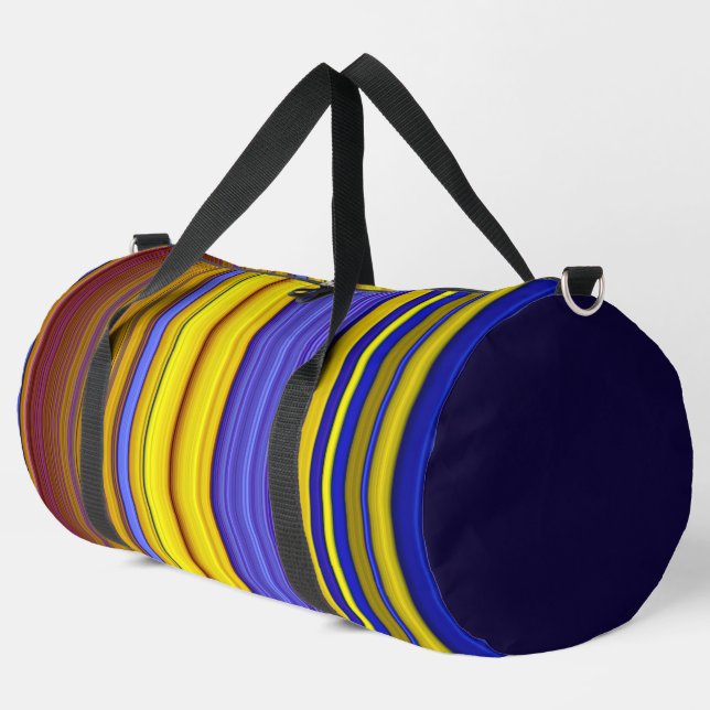 Sac De Sport Abstract Stripes Design 1 (Coin gauche)