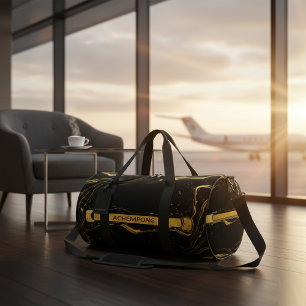 Sac De Sport Achempong : Cascade Aurique Or Liquide Opulent