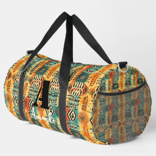 Sac De Sport Afrique Amhara Éthiopie Motif ethnique géométrique