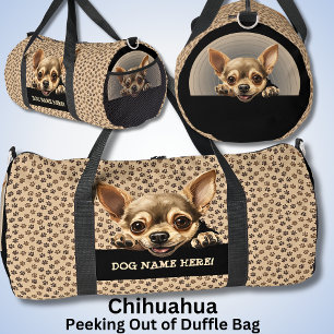 Sac De Sport Ajouter Nom du chien Votre nom, Chihuahua