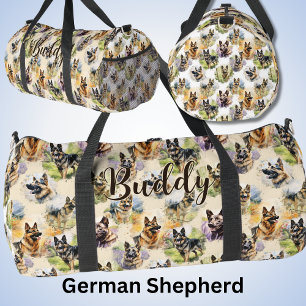 Sac De Sport Ajouter un nom, berger allemand