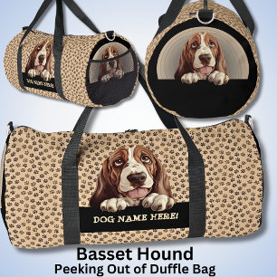 Sac De Sport Ajouter Un Nom De Chien Votre Nom, Basset Hound