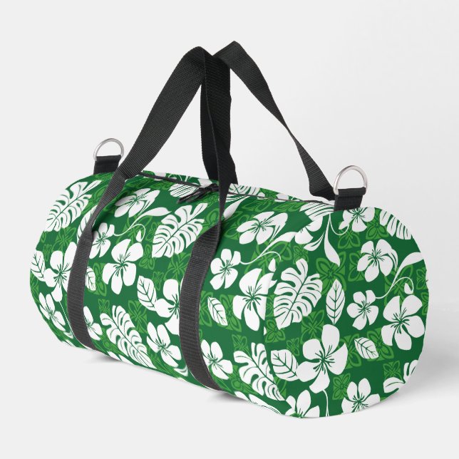 SAC DE SPORT ALOHA VENDREDI MOTIF EN VERT (Coin gauche)