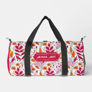 Sac De Sport Alyssa Mae Foliage rose et orange