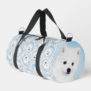 Sac De Sport American Eskimo Eskie Puppy Peinture Cute Chien Ar