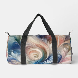 Sac De Sport Aquarelle Imaginaire Floral Romantique Motif