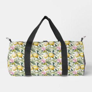 Sac De Sport Aquarelle méditerranéenne en fleur de citron itali