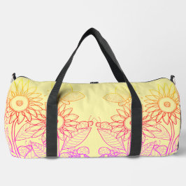 Sac De Sport Arc-en-ciel Ombre Papillon & Ladybugs