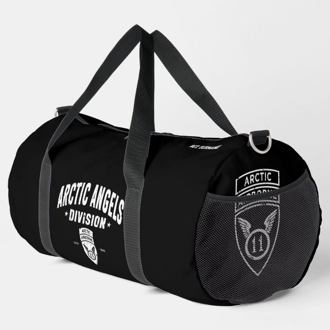 Sac De Sport Arctic Angels 11e division aéroportée sur mesure (Coin droit)