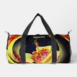 Sac De Sport Art Abstrait Lily tacheté Personnalisé