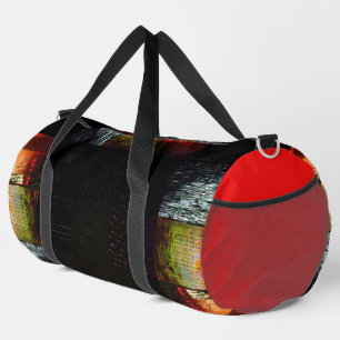 Sac De Sport Art numérique de distorsion abstraite de coup d'œi