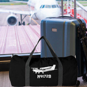 Sac De Sport Avion cool Cessna, Simple, Black Aviation