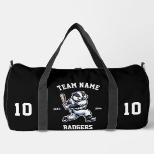 Sac De Sport Badgers "Personnalisables" Baseball