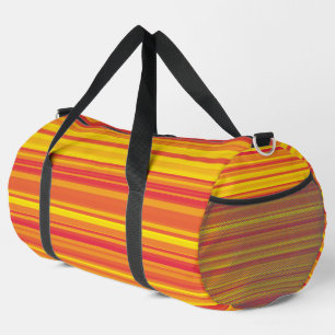 Sac De Sport Bandes larges orange rouge jaune