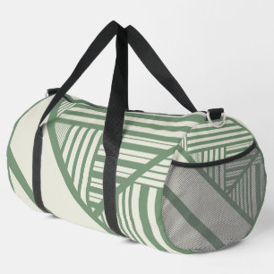 Sac De Sport Bandes triangulaires en vert