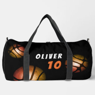 Sac De Sport Basketball Ball Metallic Player Nom Numéro