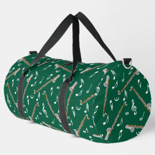 Sac De Sport Bass Clarinet Music Note Motif