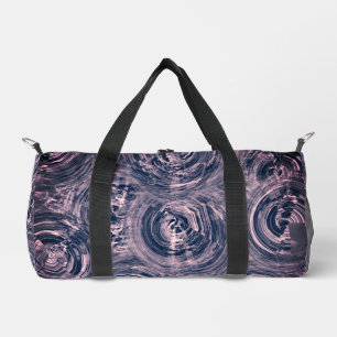 Sac De Sport Batik bleu foncé et joli tourbillon