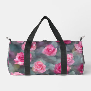 Sac De Sport Belle Aquarelle Populaire Collection Roses Rose