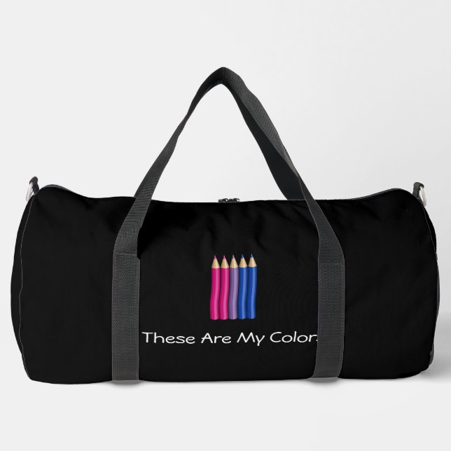 Sac De Sport Bisexuality pride pencils  (Recto)