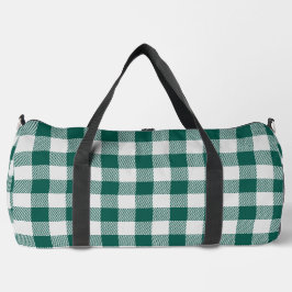 Sac De Sport bison gris vert à damiers