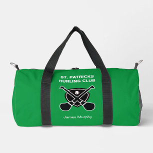Sac De Sport Blessure personnalisée / Camogie (verte)