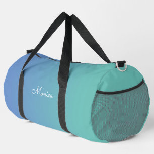Sac De Sport Bleu Barbeau à Ombre Teinte Claire