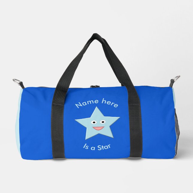 Sac De Sport Bleu clair Star de célébration Motif (Recto)