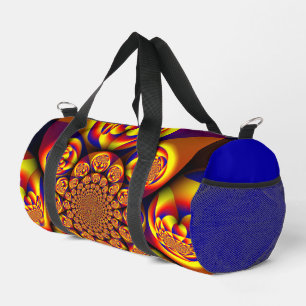 Sac De Sport Bleu, Jaune, Mini sphères Or